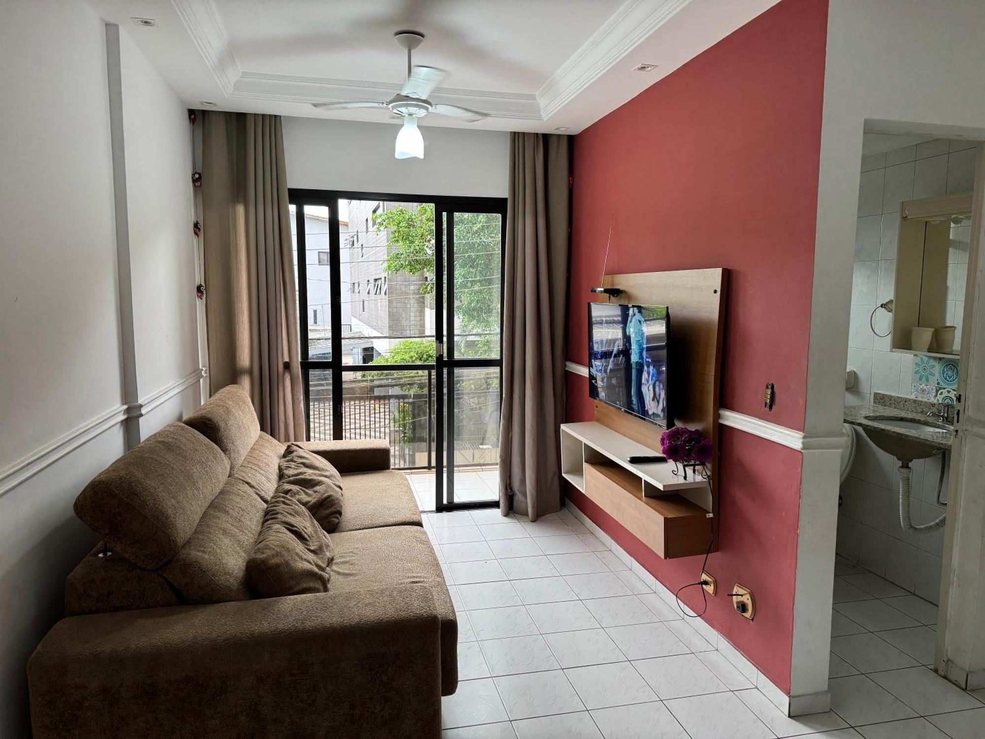 Confortavel Apartamento 1 Dorm Com Piscina E Lazer Guaruja Ngoại thất bức ảnh